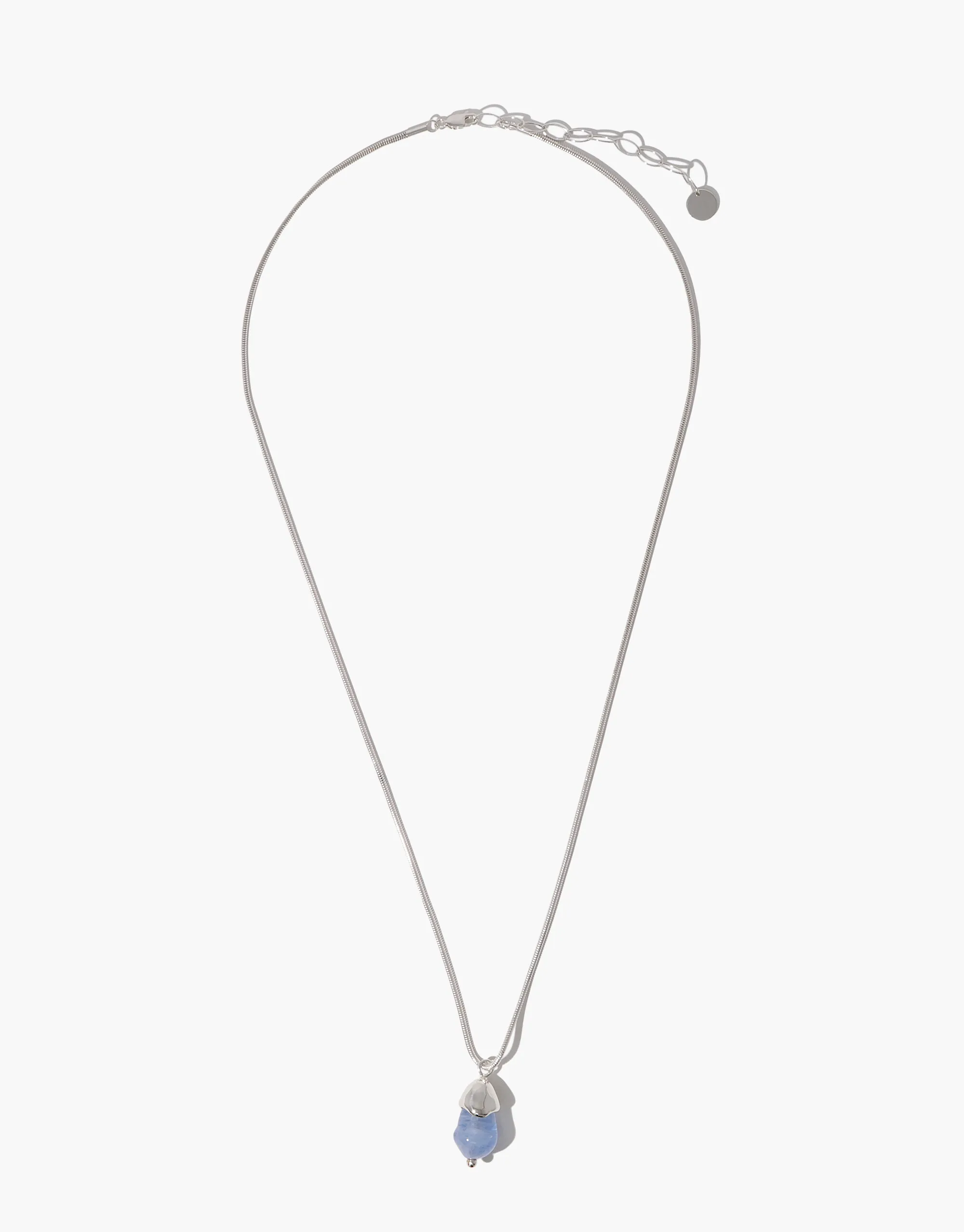 Solace Drop Necklace | Snake Chain