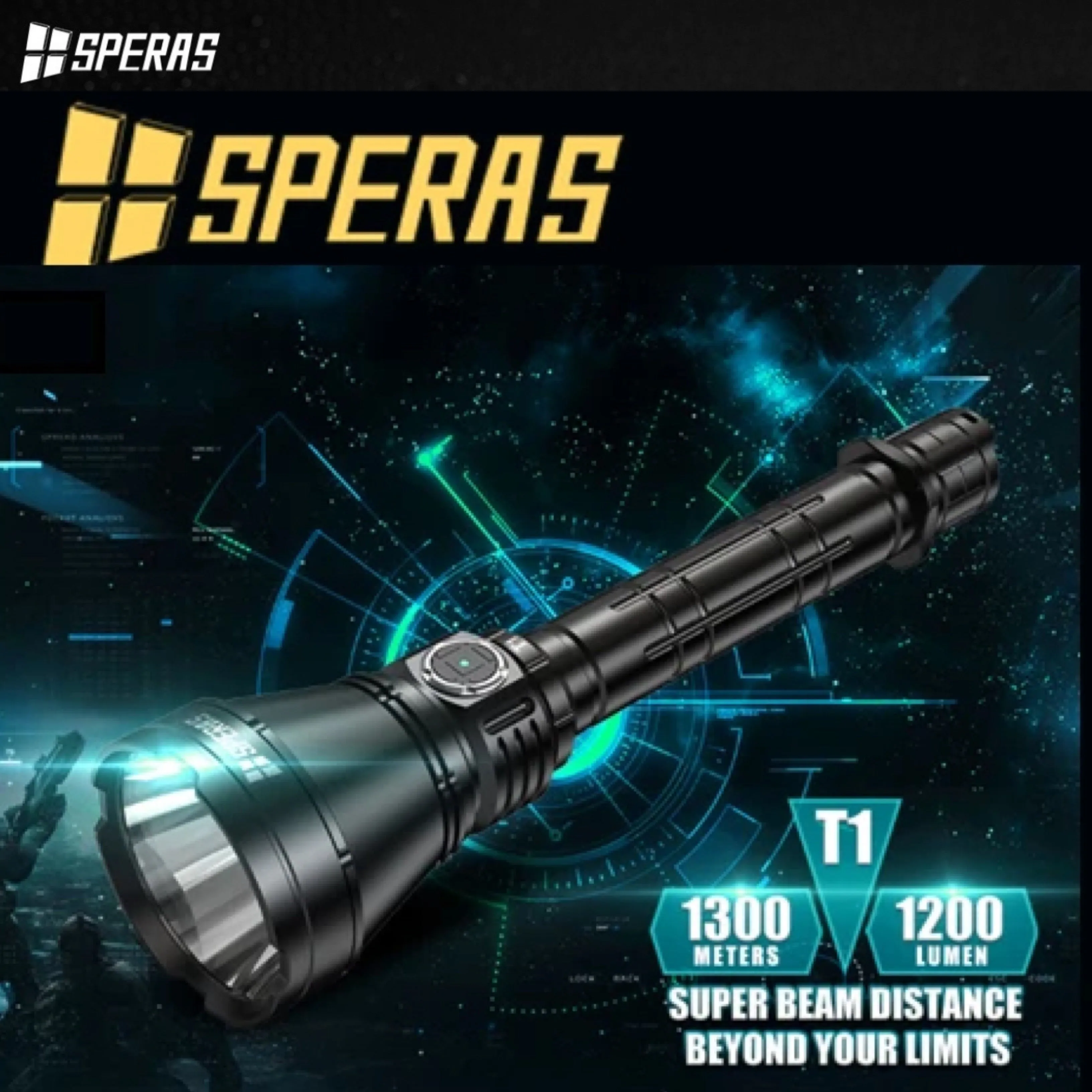 SPERAS T1 Super Beam Distance 1300M