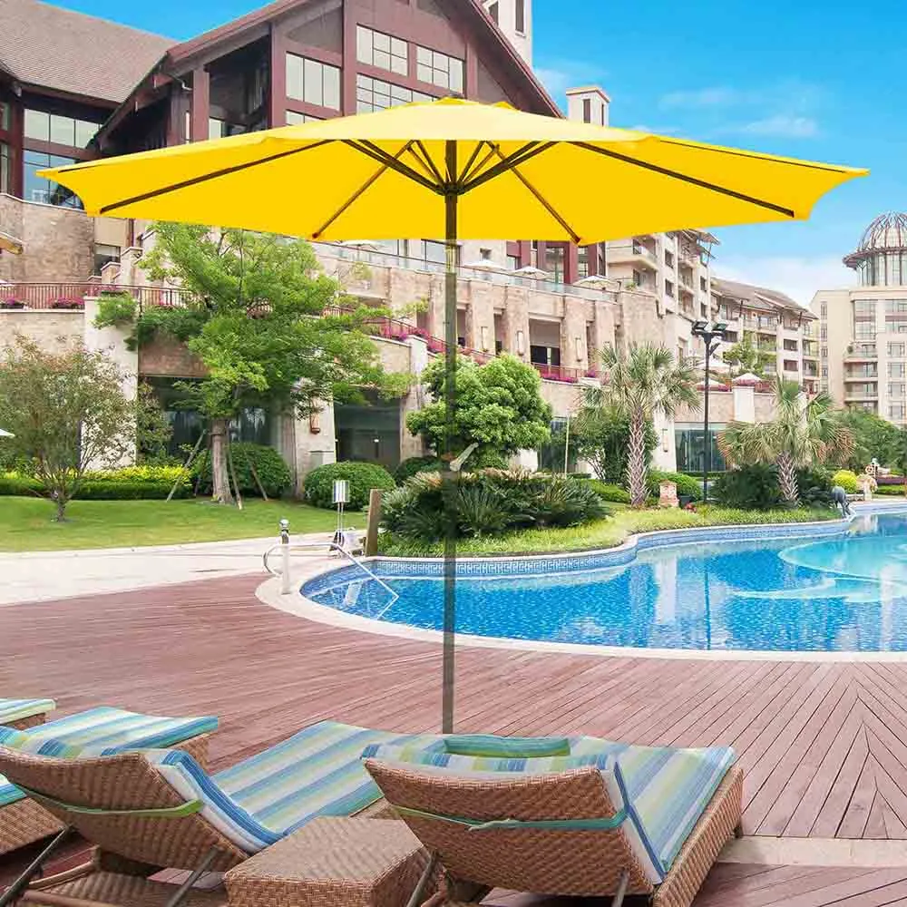 TheLAShop 8ft 8-Rib Patio Market Umbrella Replacement Canopy