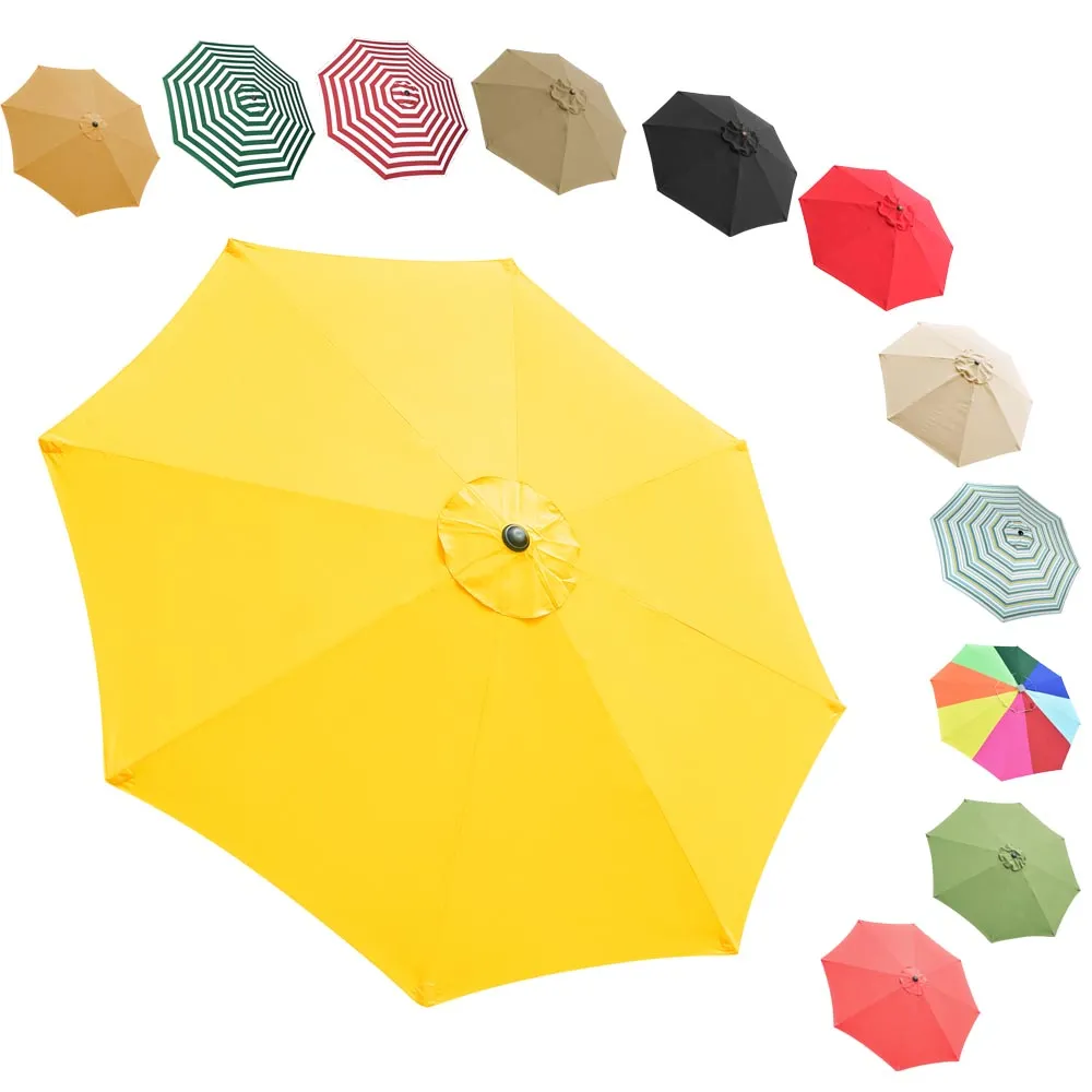 TheLAShop 8ft 8-Rib Patio Market Umbrella Replacement Canopy
