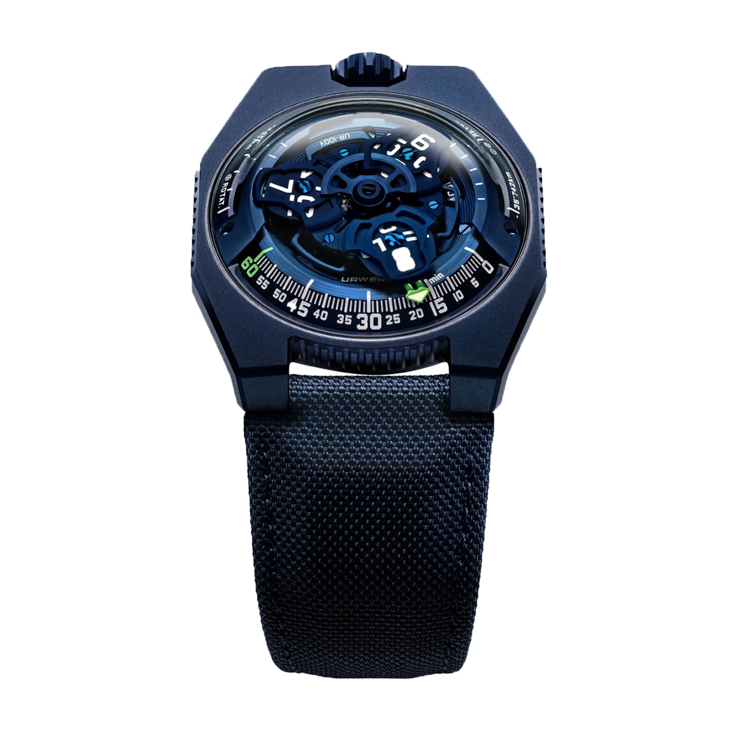 Urwerk UR-100V Blue Planet Watch