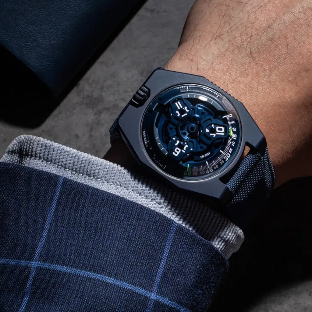 Urwerk UR-100V Blue Planet Watch